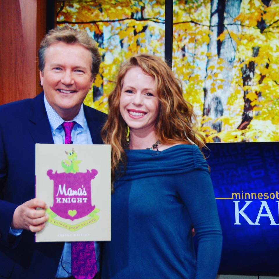 Aurora Whittet Best on Kare 11 for Mama's Knight: A Cancer Story of Love